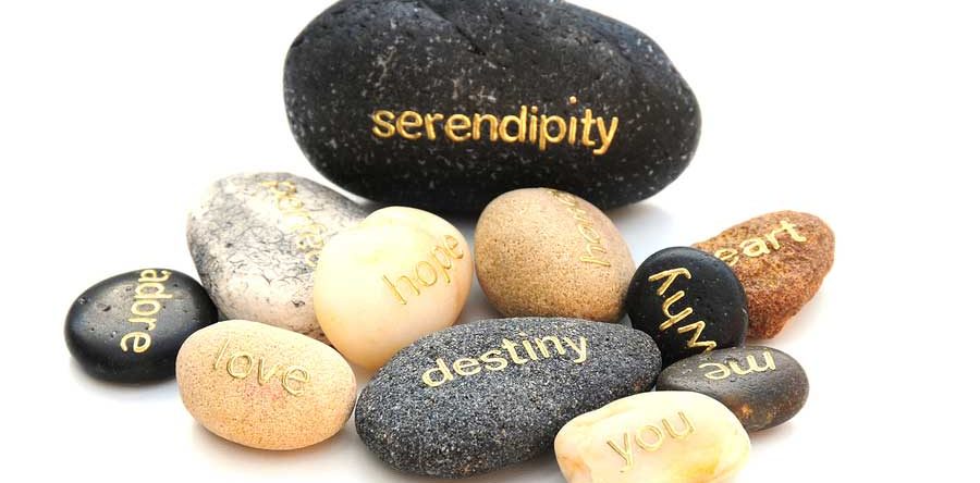 What is the difference between serendipity and synchronicity?