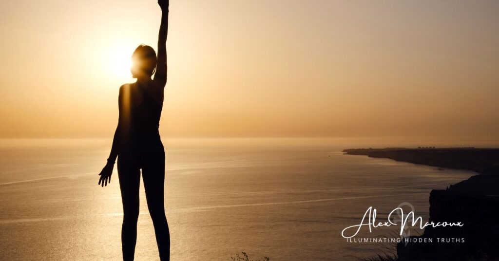 Enlightened being knowing true self while in physical form living in higher awareness