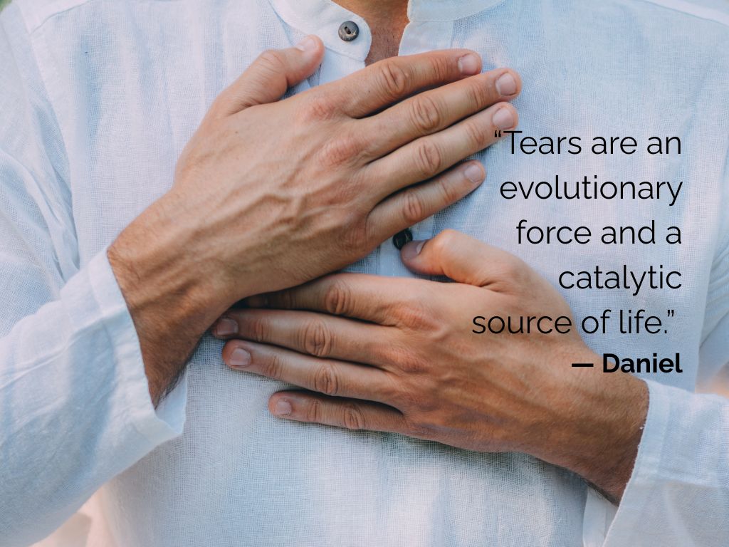 quote graphic: tears are an evolutionary force