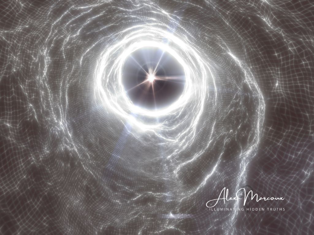 Energy grid representing higher-dimensional consciousness